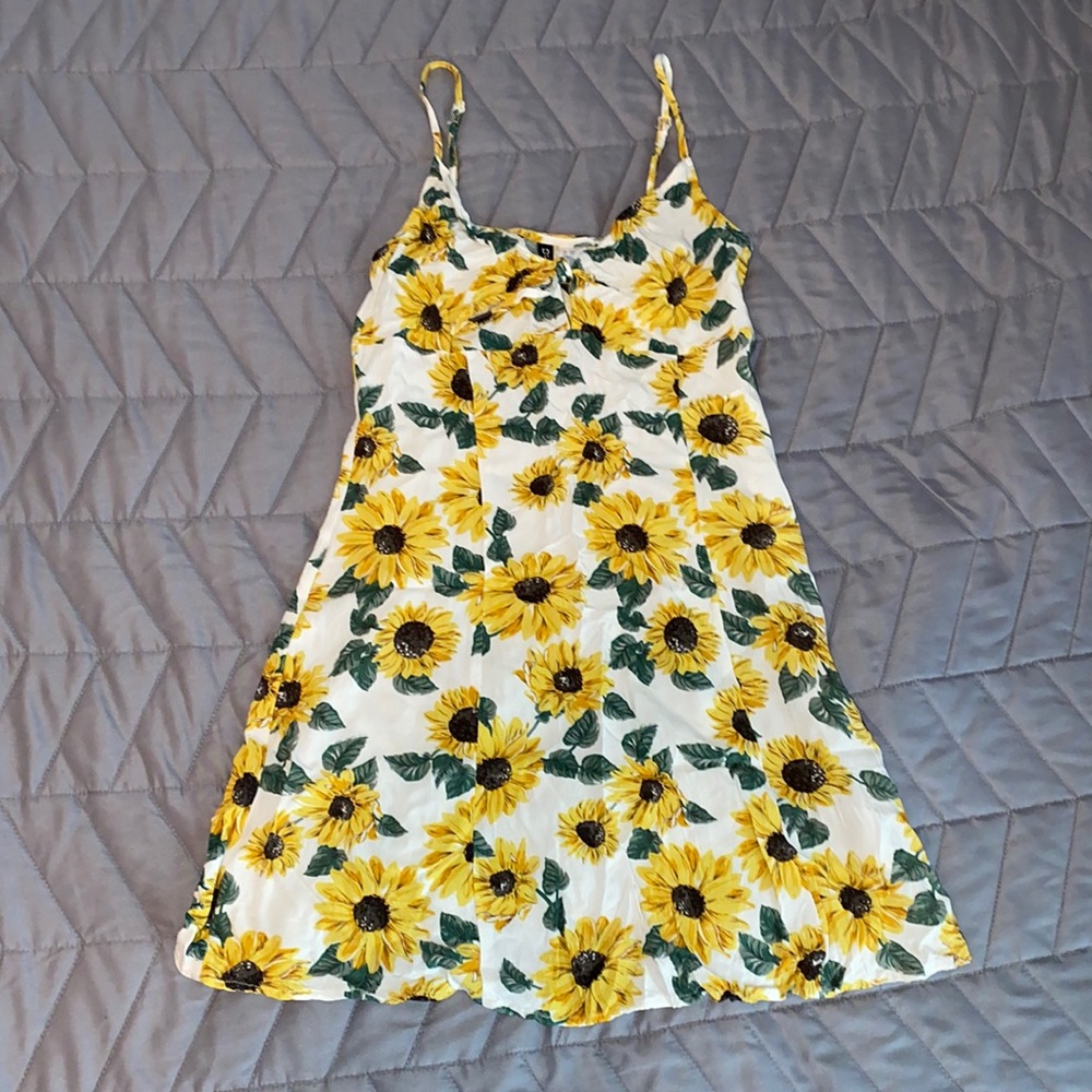 Sunflower mini dress